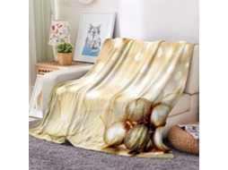 Manta de Flanela Fansu com Estampa 3d Quente e Macia Microfibra para o Inverno Ideal Cama Ou Sofá Adequada Adu