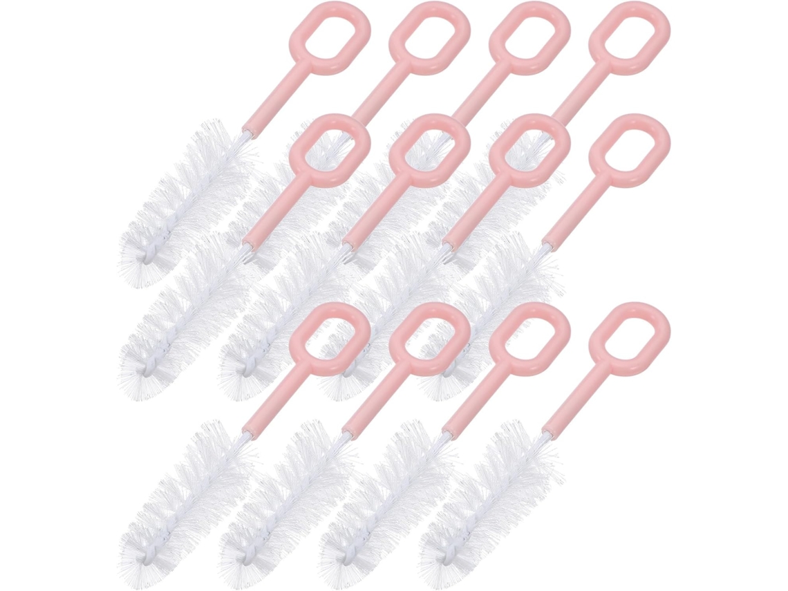 Conjunto De 20 Escovas De Nylon Para Limpeza De Mamadeiras