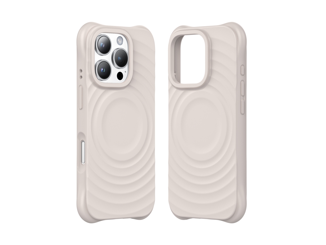 (branco, Iphone 16 Pro Max) Capa Magnética Para Iphone, Cobertura Total Com Silicone Líquido.