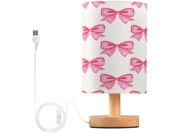 Abajur De Cabeceira In Format Nó Para Quarto, Con Portas De Regamento Usb C, Luminária De Mesa Cabeceira, Luminária