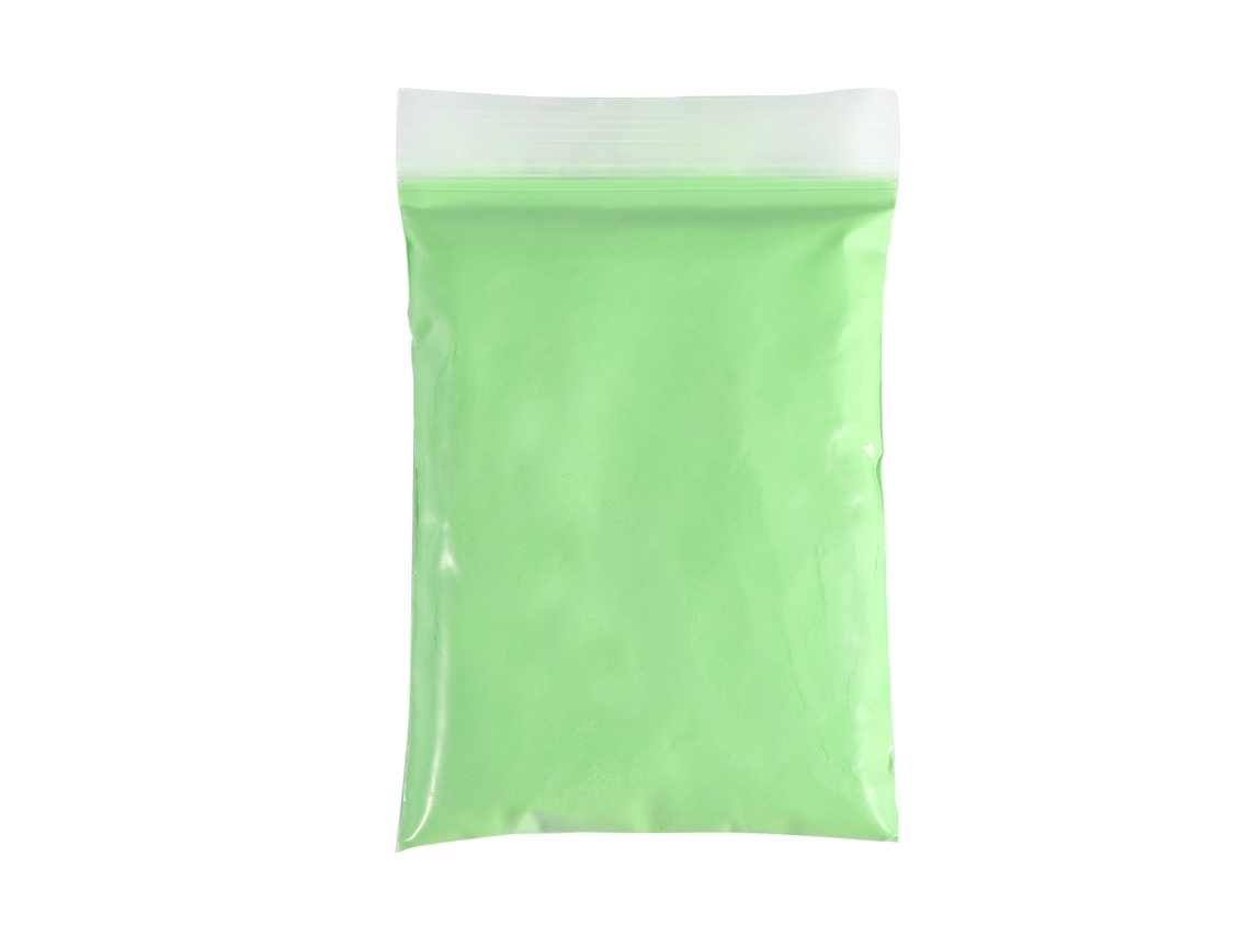 Polvo Fluorescente Brilhante Para Arte De Unhas Diy - Verde Maçã