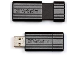 Pen USB VERBATIM Pinstripe (32 GB - USB 2.0 - Preto)