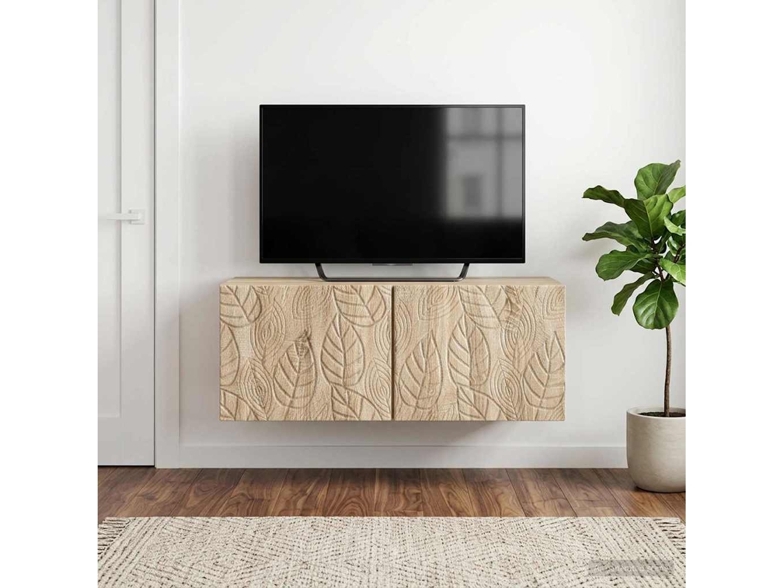 Vidaxl Gabinete De Tv De Parede 59,5 X 41 X 30 Cm Carvalho Sonoma