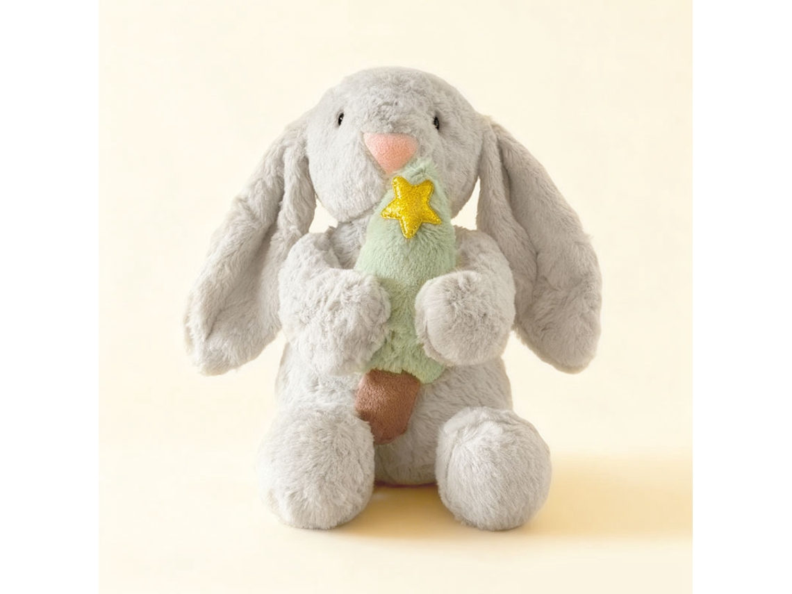 (30 Cm 0,38 Kg) Boneco De Coelho Divertido, Brinquedo De Pelúcia, Enfeite