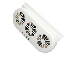 Ventilador Usb Para Carro Em Abs Branco, Ar Condicionado Solar