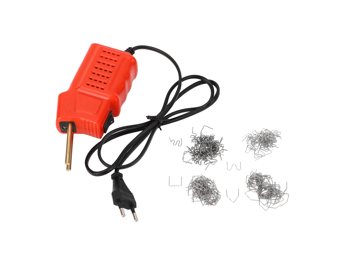 Pistola De Soldadura De Plástico Portátil Hot Stapler Kit De Reparación Com Clavos