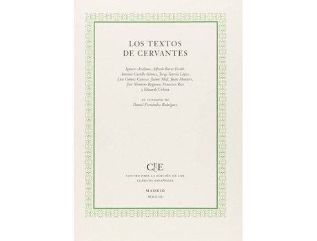 Livro Textos De Cervantes, Los de Daniel Fernandez Rodriguez (Espanhol)