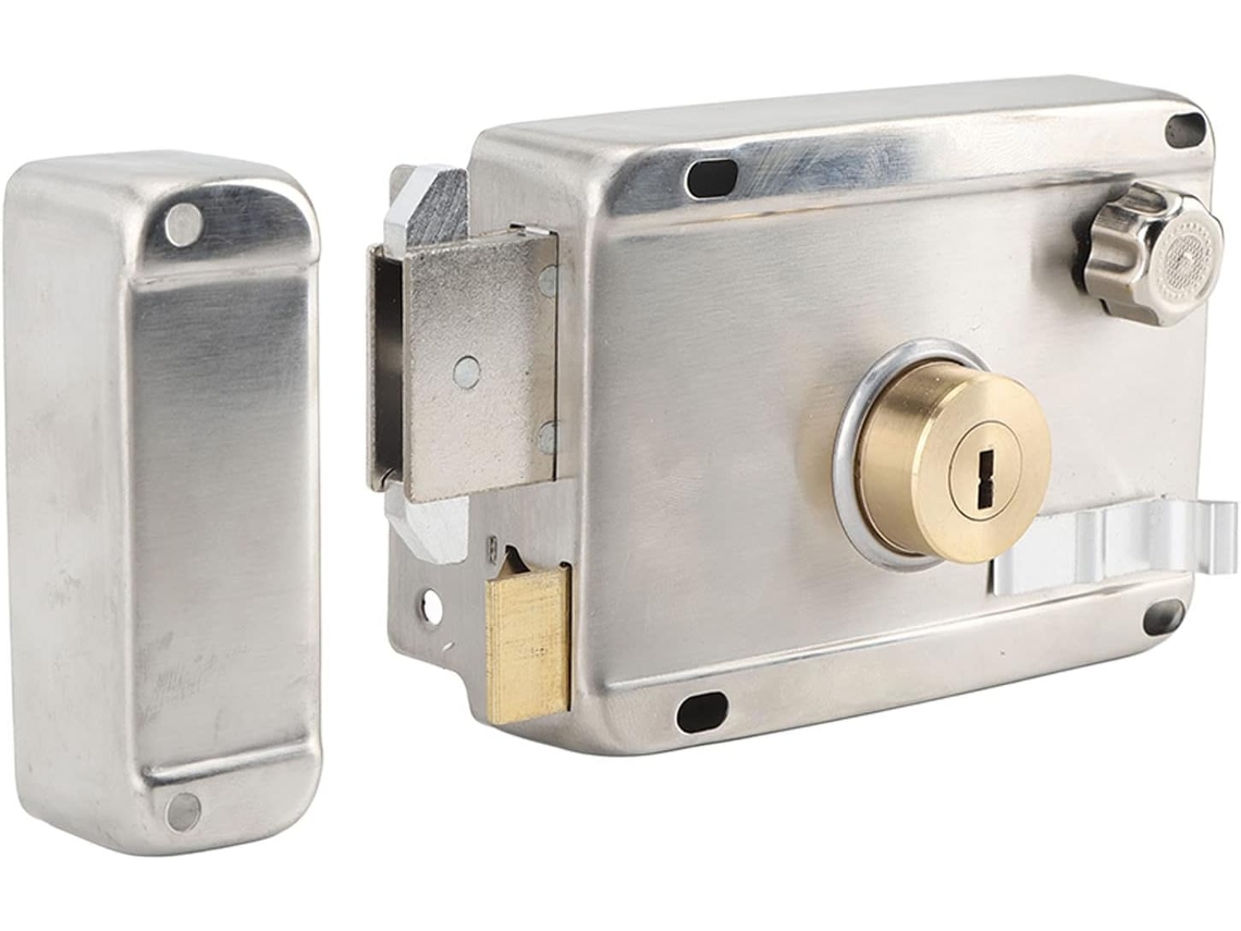 Fechadura De Segurança Aramox, Fechadura Mecânica Antirroubo Para Portas Externas De Aço Inoxidável