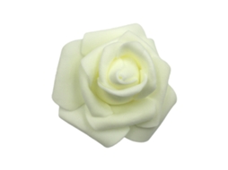Kit com 10 cabeças de flor artificial de espuma branca, 6-7cm, para decoração com luz de cordão LAXISCREED