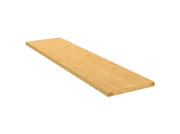 Prateleira de parede VIDAXL Marrom Bambu (80x20x1,5 cm)