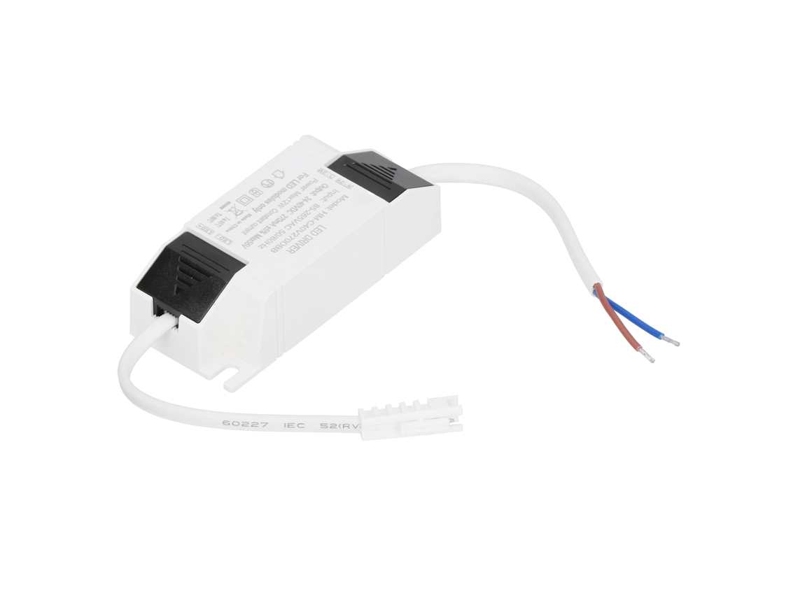 2026 controlador Led de 12w Corriente Constante 270ma Entrada Ac85‑265v Saída Dc24‑40v Transformador de Potência