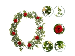 Flor, De, São, João Artificial, Vermelha, 2 Peças BRILVIBERA