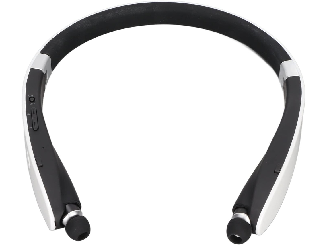 Annadue Casque Bluetooth De Cou Com Écouteurs Rétractables Sans Fil Antibruit Bt 5.0 Micro Integrado Para Les