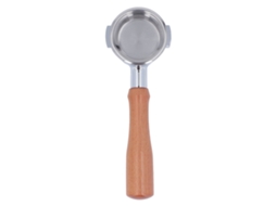 Laxiscreed Portafilter Para Café De 58mm, Alumínio E Cabo Em Madeira De Jacarandá-vermelho