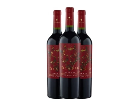 Vinho DARK RED Dark Red Valle del Maule (0.75 L - 3 Unidades)