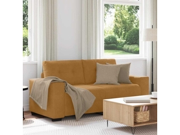 Vidaxl Sofá De Dois Lugares Marrom, 180x77x82 Cm, Veludo