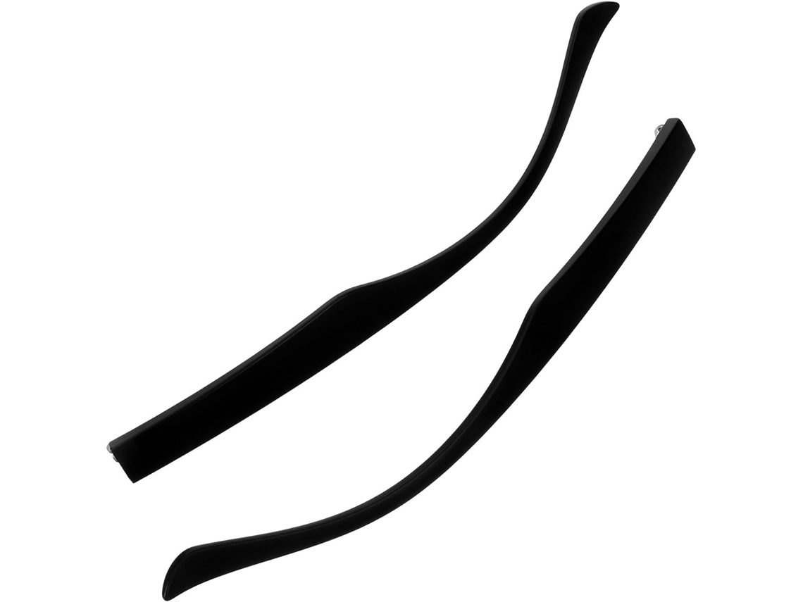 Hastes Universais Pretas Em Tr90 Para Óculos, Leves E Confortáveis.