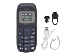 2026zentro-telefone Celular Mini Dual Sim Botões Grandes Reprodutor De Música Desbloqueado Para Idosos Estudantes Azul