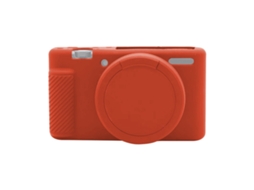 Caso Protetor de Silicone Macio para Sony Zv 1 Laranja XIAOMOYU