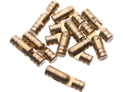 Dobradiças Cilíndricas Ocultas Para Mesa, 100 Peças, Em Latão, Para Portas De Móveis 4mm X 25mm