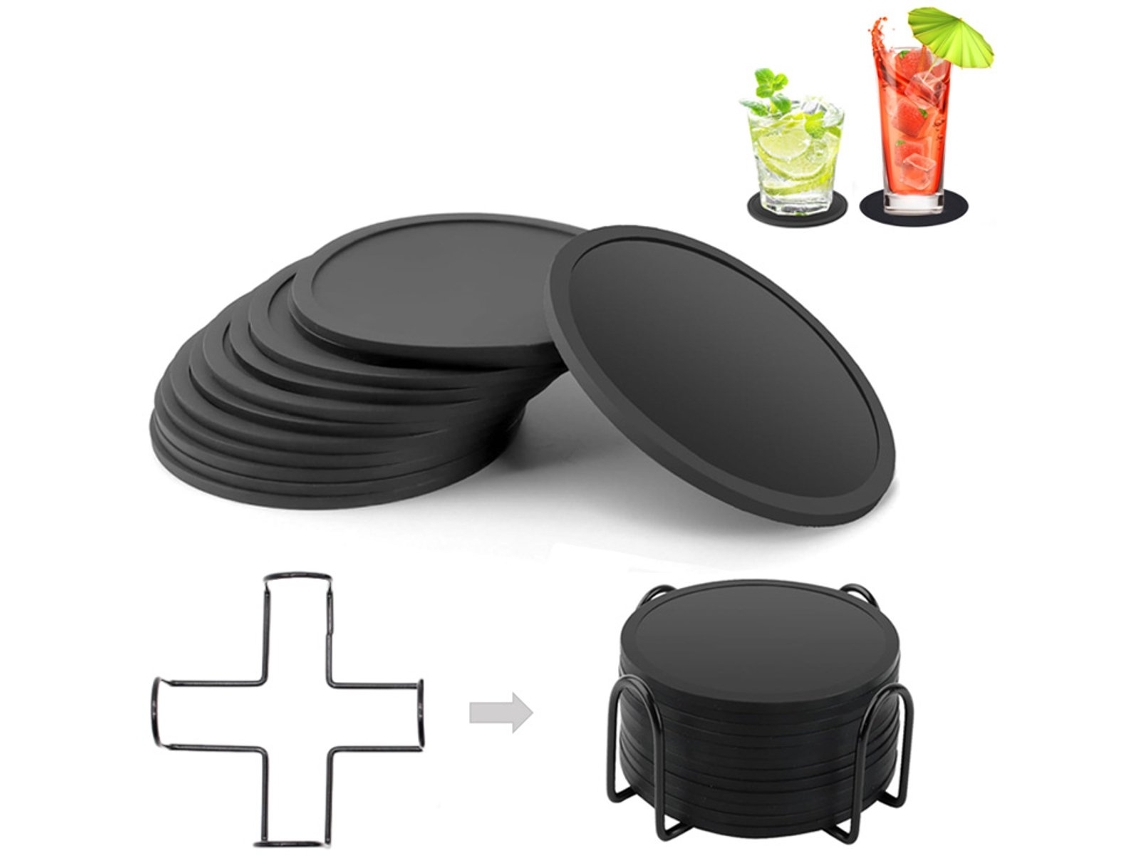 Conjunto de 8 Porta copos em formato de borboleta AQUAFORGE