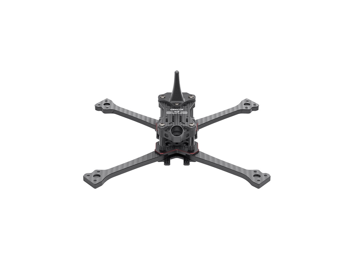 Kit de estrutura em fibra de carbono Geprc Racer Silver com distância entre eixos de 208 mm e 5 polilhas, compatível com HDzero, drones de corrida FPV. MDUG