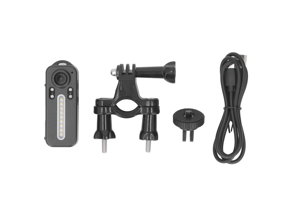 Portable Video Recorder 1080p Led Fill Light Back Clip Night Vision For Law Enforcement Meeting Evidence Collection Security LAXISCREED
