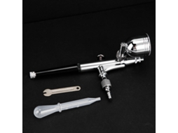 Laxiscreed Kit De Aerógrafo Pneumático 0,3mm Para Pintura Artística De Alta Precisão