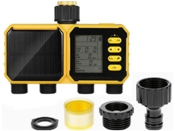 Temporizador De Irrigação Solar Com Sensor Chuva E 4 Canais.