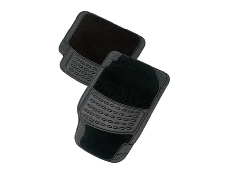 Kit Tapetes Pvc E Alcatifa Paris Preto Krawehl