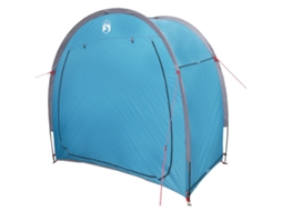 Conjunto 1 Tenda Para Arrumação De Bicicletas Vidaxl Azul Tafetá (210 X 90 X 174 Cm)