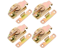 Conjunto De 4 Conectores Mesa Em Ferro Dourado Para Armários, Com