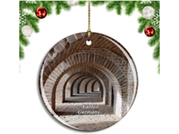 Museu Xanten, Alemanha - Enfeite de árvore de Natal suspenso - Coleção de viagens urbanas - Lembranças