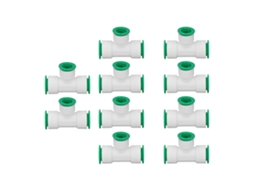 10pcs Conexão Rápida T Redutor Ppr 32x20mm