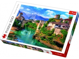 Puzzle TREFL Old Bridge in Mostar, Bo (Idade Mínima Recomendada: 12 Anos  - 500 Peças)