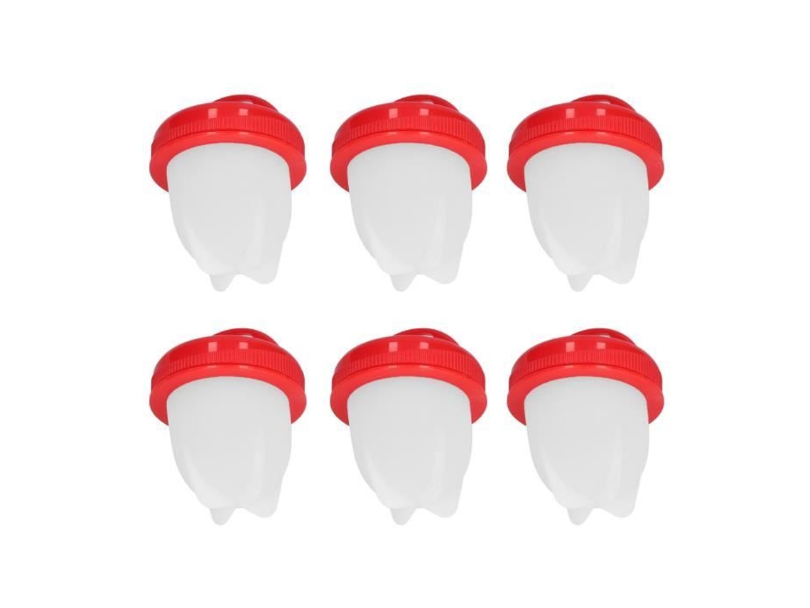 EBTOOLS Caldeira de Ovo 6 Pçs Copo de Caldeira de Ovo Antiaderente Fogão de Ovo de Silicone Molde de Caldeira de Ovo para Cozinha Doméstica