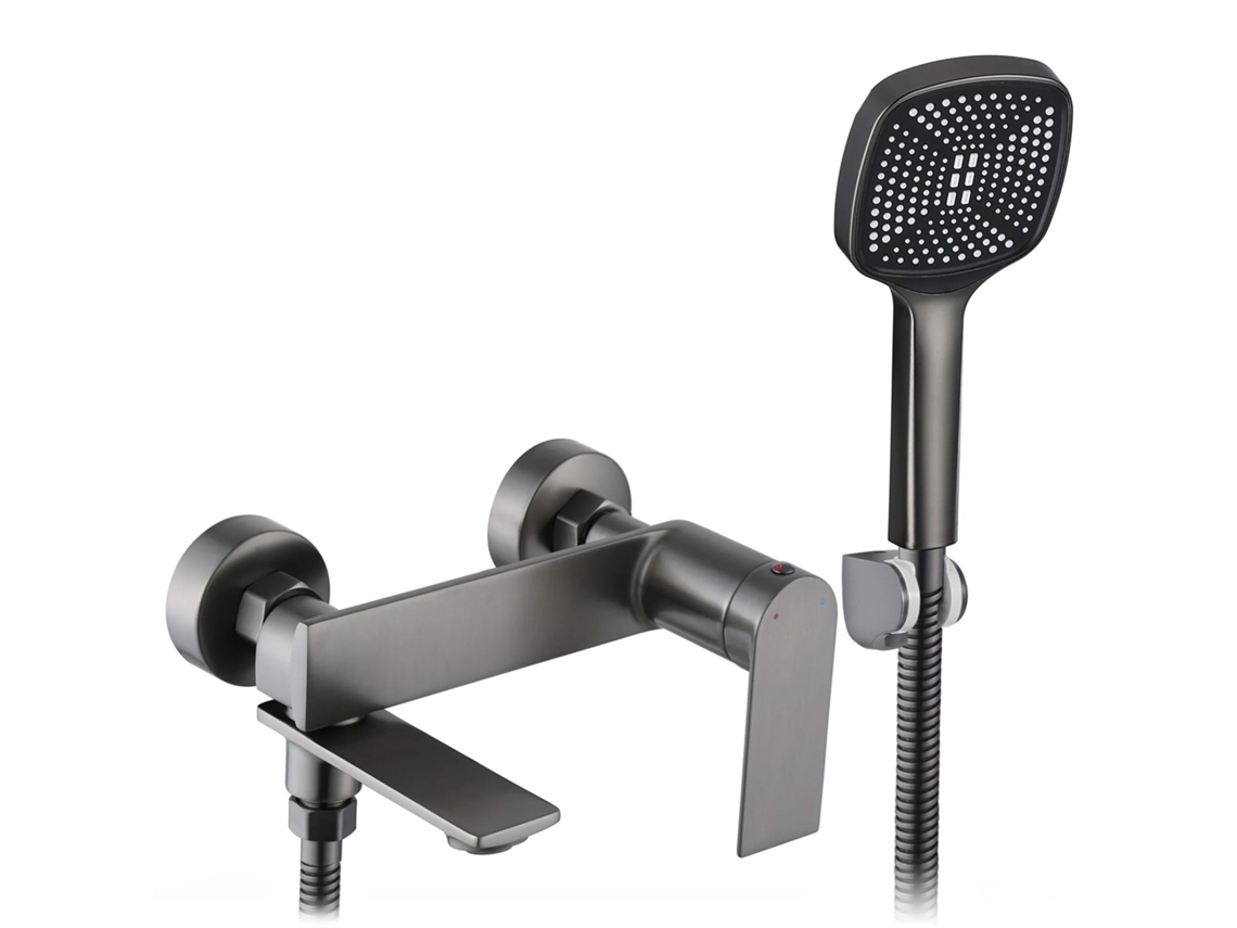 Torneira Para Banheira Rea My1902 3h Storm Titanium