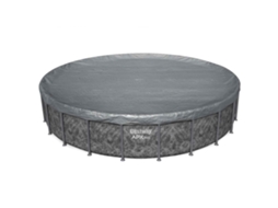 Conjunto 1 Capa Para Piscina Bestway Cinzento Poliéster (ø6,71 M)