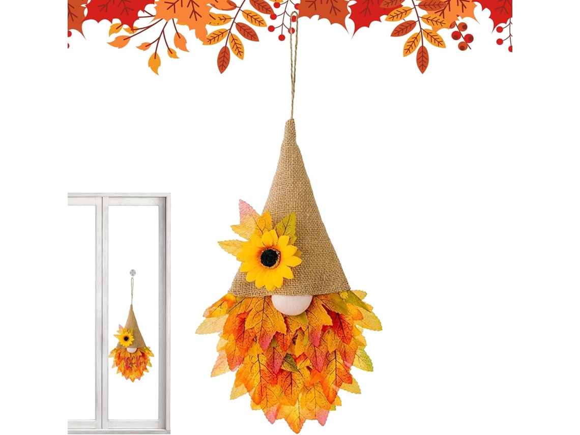Decoração De Outono - Natural Com Folhas E Frutos Coloridos