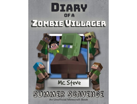 Livro Diary of a Minecraft Zombie Villager Book 3 - Summer Scavenge de MC Steve (Inglês)