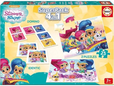 Puzzle Duplo de Shimmer e Shine