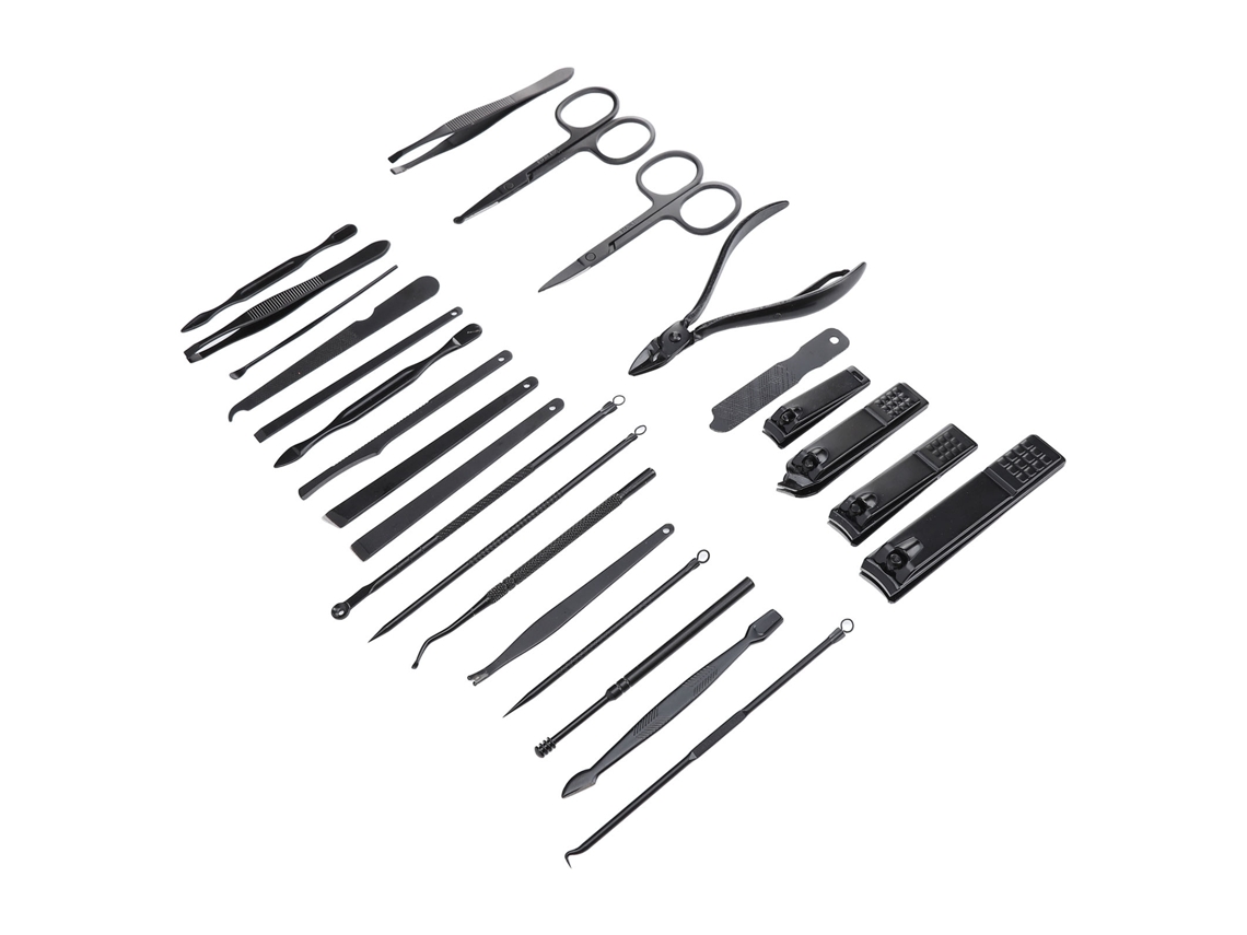Kit De Manicure E Remoção De Acne Em Inox