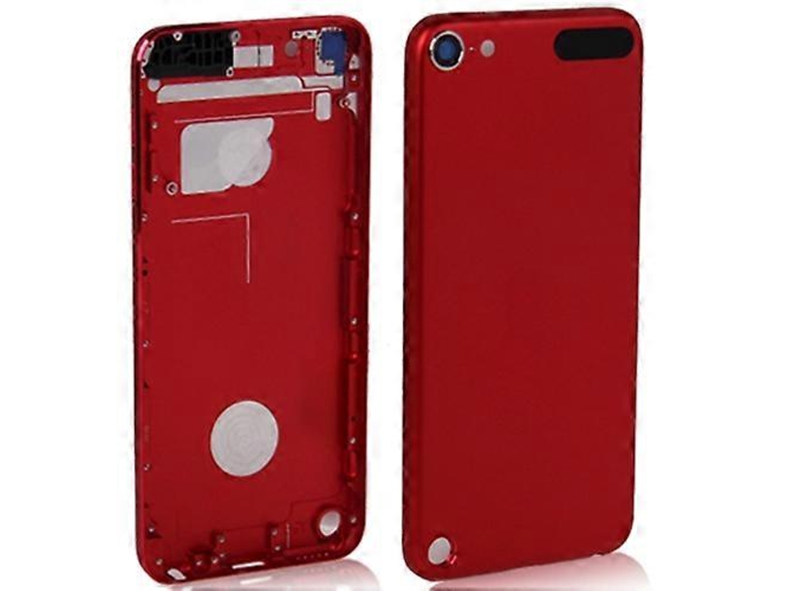 Tampa Traseira Metálica / Painel Traseiro Para Ipod Touch 5 (vermelho)