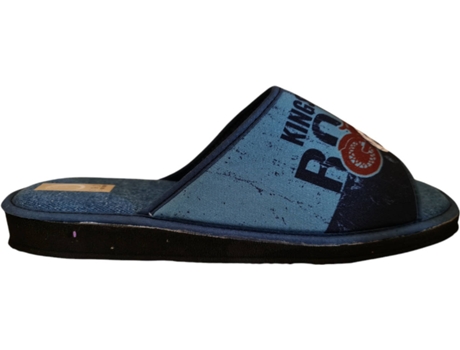 Pantufas AMOROS Moto Têxtil Homem (40 - Azul)