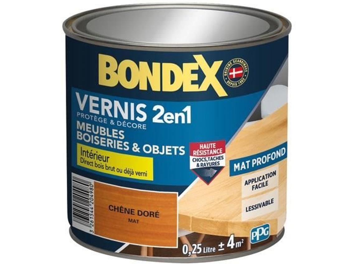 Verniz Carvalho Dourado Brilhante 250ml Bondex