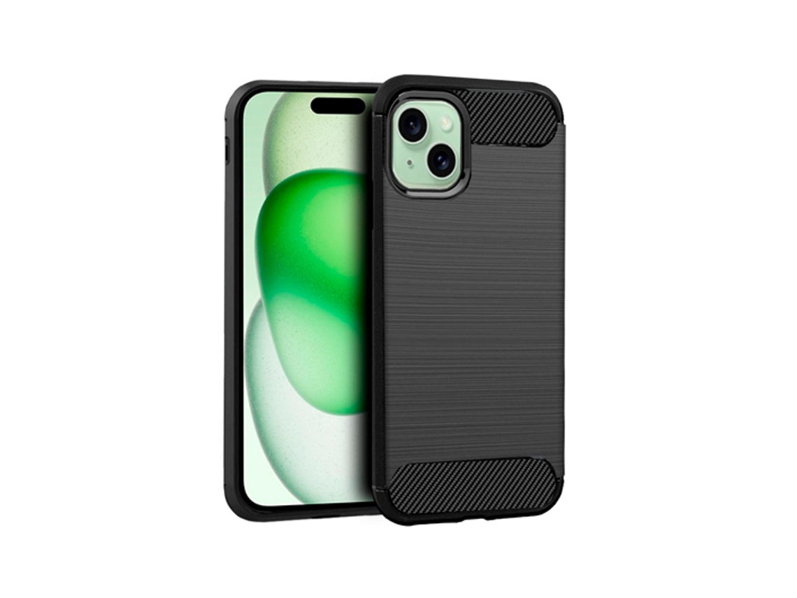 Capa COOL iPhone 15 Plus Carbono Preta COOL Acessórios