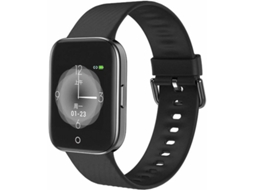 X2 Smartwatch Fitness Tracker com monitor de frequência cardíaca 24h, pressão arterial, oxigênio no sangue e som Bestvite (preto)