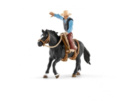Figura SCHLEICH Cowboy a Cavalo