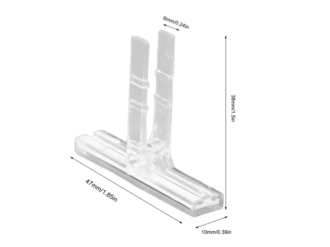 Laxiscreed Clips De Marca Para Terminais Em Din Rail De 35mm Em Pa66