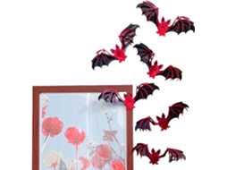 Decorações De Morcego | Adesivos De Parede 3d De Morcego | Ratos De Halloween |